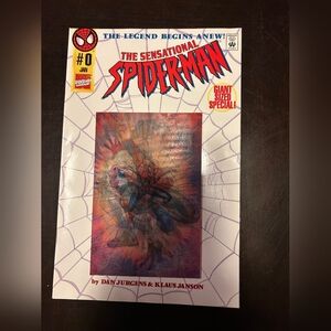 Rare high value  Sensational Spider-Man #0 comic book published by Marvel